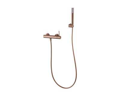 imex monza sprchova baterie set hadice drzak rucni sprcha kartacovane ruzove zlato
