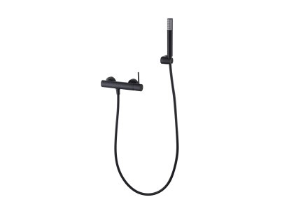 imex monza sprchova baterie set hadice drzak rucni sprcha cerna matna