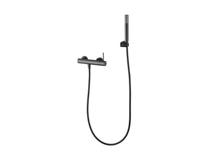 imex monza sprchova baterie set hadice drzak rucni sprcha black gun metal