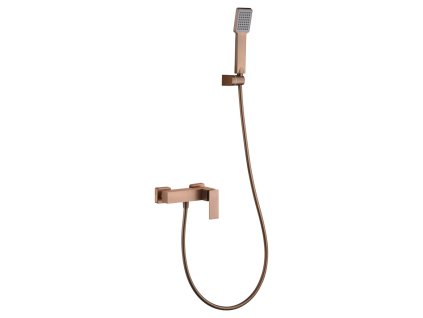 imex pisa sprchova baterie set hadice drzak rucni sprcha kartacovane ruzove zlato