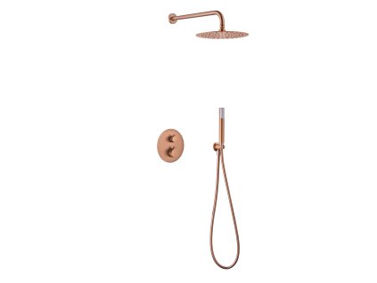 imex monza termostaticky sprchovy podomitkovy set kartacovane ruzove zlato