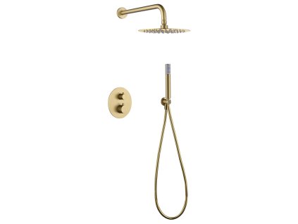 imex monza termostaticky sprchovy podomitkovy set kartacovane zlato