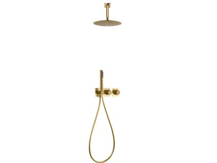 imex nepal termostaticky sprchovy podomitkovy set kartacovane zlato