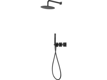 imex tibet termostaticky sprchovy podomitkovy set cerna matna