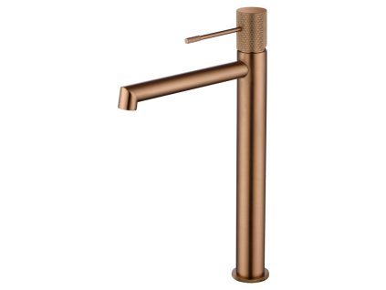 imex line umyvadlova baterie vysoka kartacovane ruzove zlato