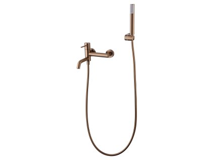 imex monza vanova baterie set hadice drzak rucni sprcha kartacovane ruzove zlato