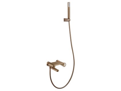 imex olimpo vanova baterie set hadice drzak rucni sprcha kartacovane ruzove zlato