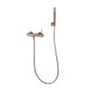 imex monza sprchova baterie set hadice drzak rucni sprcha kartacovane ruzove zlato