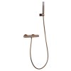 imex line termostaticka sprchova baterie set hadice drzak rucni sprcha kartacovane ruzove zlato