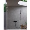 imex monza termostaticka sprchova baterie set hadice drzak rucni sprcha cerna matna