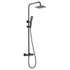 imex art termostaticky dualni sprchovy system cerna matna