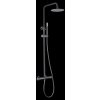 imex line termostaticky dualni sprchovy system black gun metal