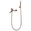 imex monza vanova baterie set hadice drzak rucni sprcha kartacovane ruzove zlato
