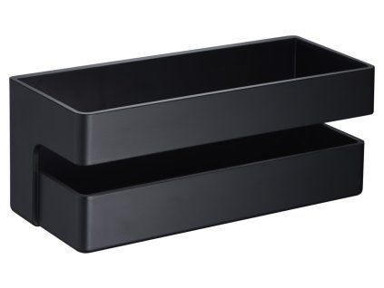 imex frontal pvc policka do sprchy cerna matna