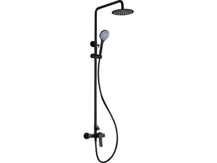 imex luxor dualni sprchovy system cerna matna
