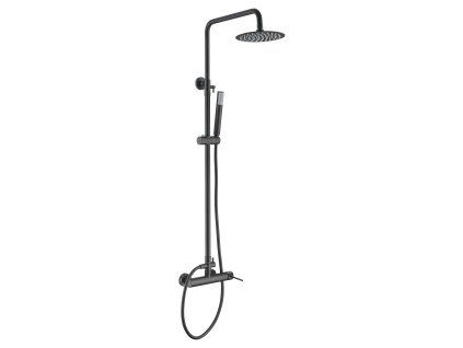 imex milos dualni sprchovy system cerna matna