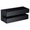 imex frontal pvc policka do sprchy cerna matna