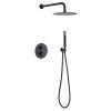 imex monza termostaticky sprchovy podomitkovy set cerna matna