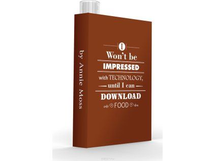 lahev schovana v knize hneda