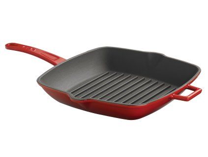 grilovaci panev cervena