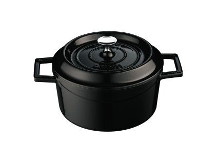 litinovy hrnec cerny