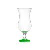 2313 1 koktejlova sklenice 420ml zeleny podstavec