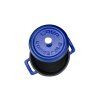 5470 1 litinovy hrnec kulaty 12cm modry