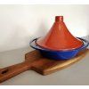 1722 litinovy hrnec tajine 27cm modry