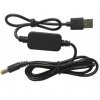 Redukce USB -  DC 5,5/2,1mm 5-12V
