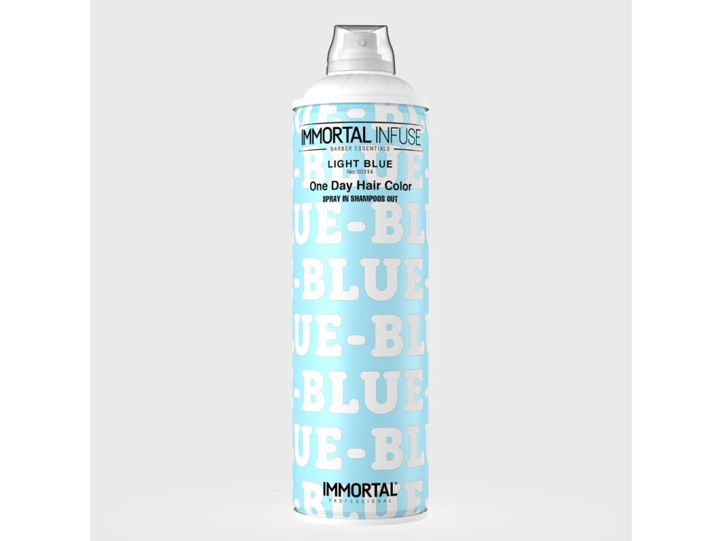 Immortal NYC Infuse One Day Hair Color Light Blue barevný sprej na vlasy světle modrá 200 ml