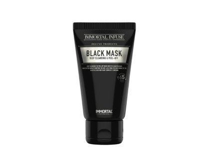 Černá slupovací maska na obličej Immortal Infuse Black Peel Off & Cleansing Mask 150 ml