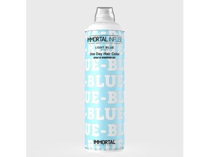 Immortal NYC Infuse One Day Hair Color Light Blue barevný sprej na vlasy světle modrá 200 ml