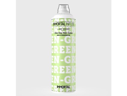 Immortal NYC Infuse One Day Hair Color Lime Green barevný sprej na vlasy světle zelená 200 ml
