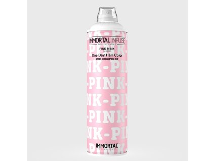 Immortal NYC Infuse One Day Hair Color Pink Mink barevný sprej na vlasy růžová 200 ml