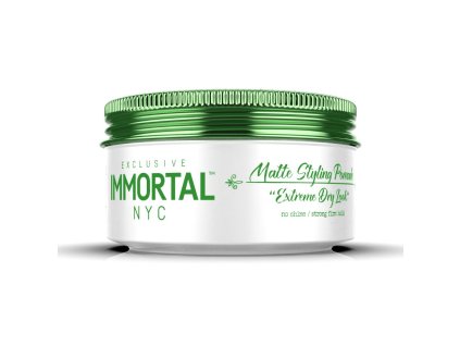 Immortal NYC Matte Styling Pomade Extreme Dry Look matná pomáda na vlasy 150 ml