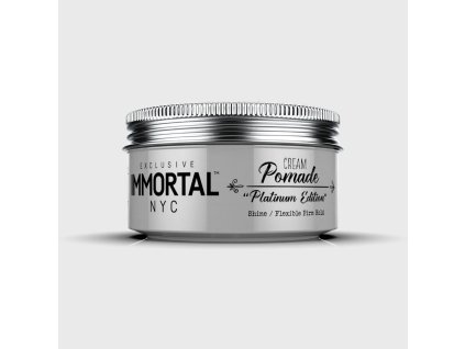 Immortal NYC Platinum Edition Cream Pomade krémová pomáda na vlasy 150 ml