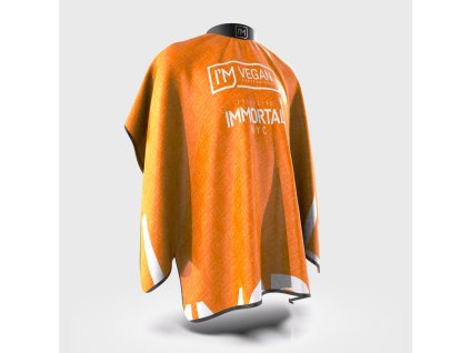 Immortal Barber Cape Orange profesionální barber pláštěnka oranžová