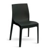 Židle ROME (KOSTRA polypropylen antracite)