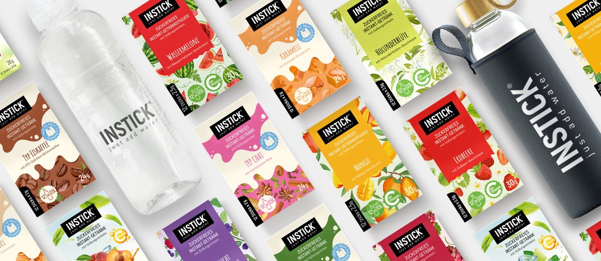 INSTICK sortiment instantných nápojov bez cukru