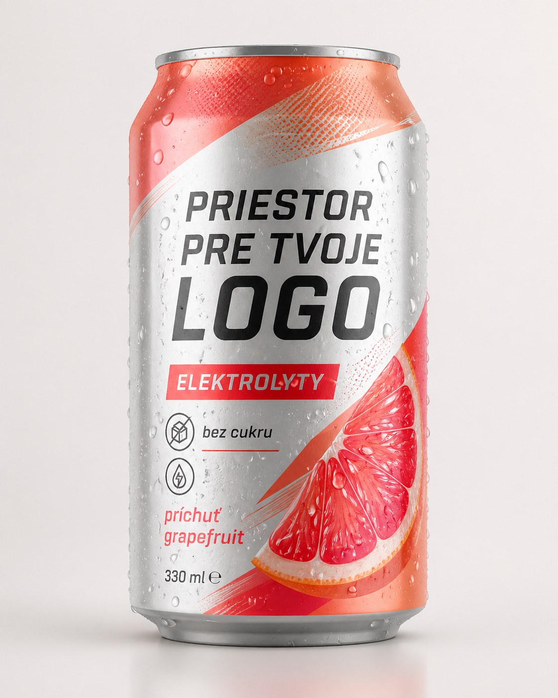 Plechovka elektrolyty bez cukru príchuť grapefruit