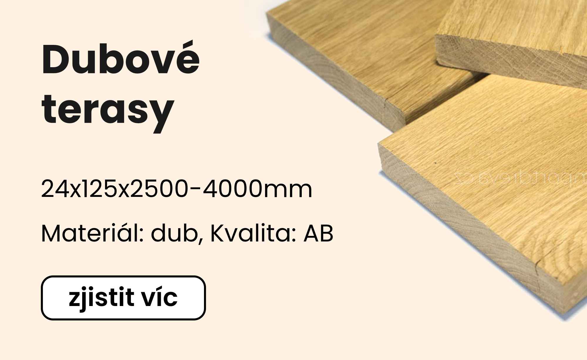 Dřevěné terasy - Dubové