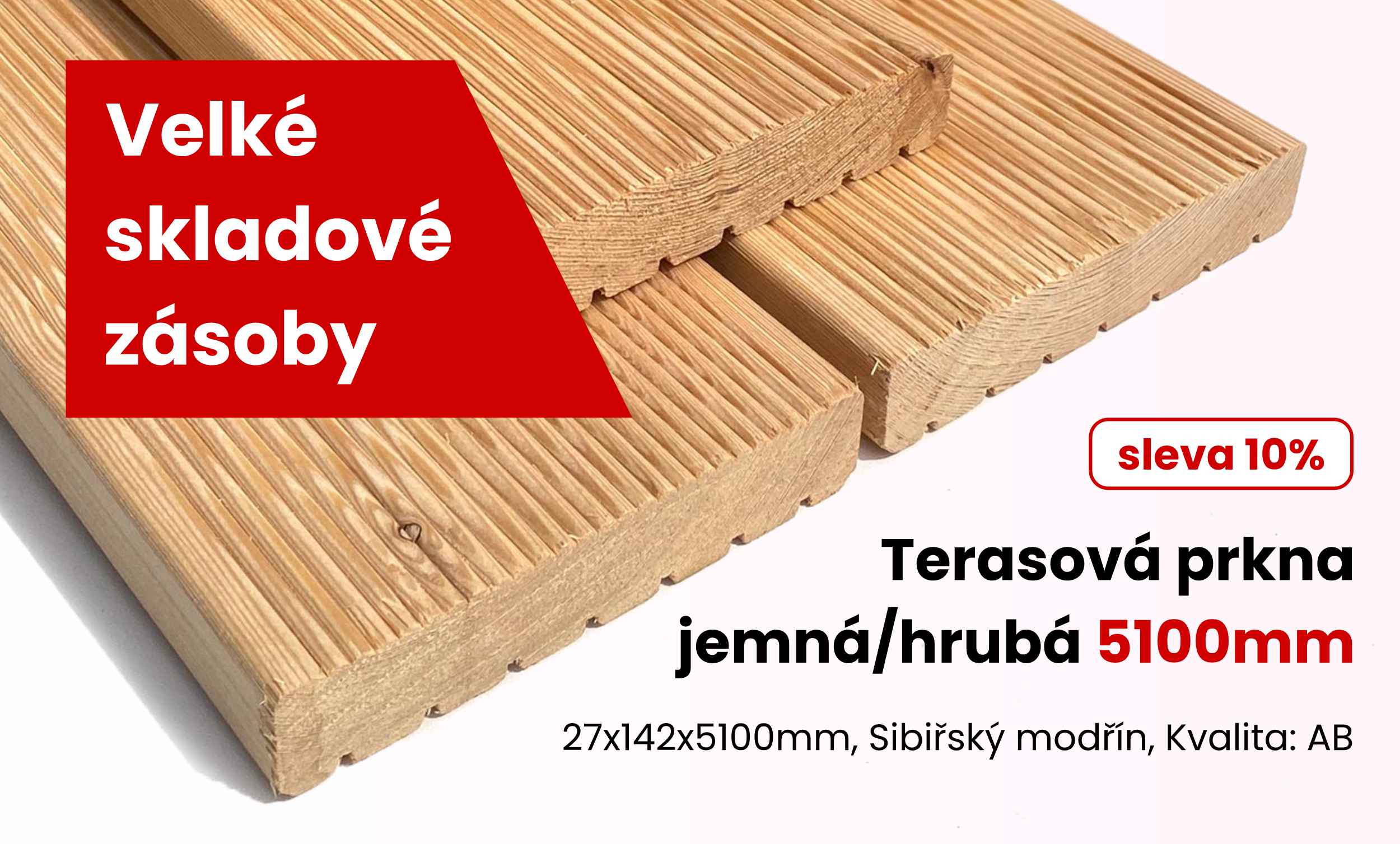 Terasová prkna jemná/hrubá