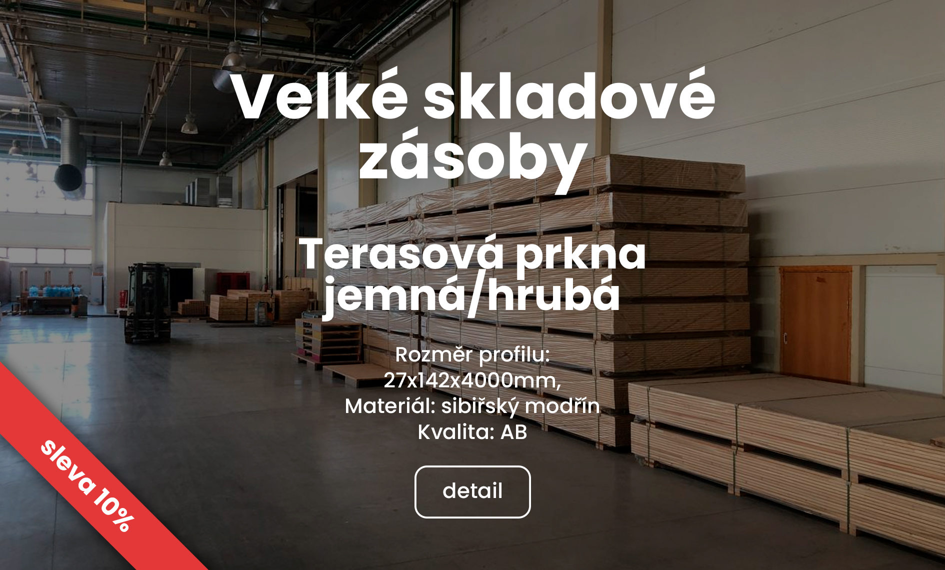 Terasová prkna jemná/hrubá 27x142x4000
