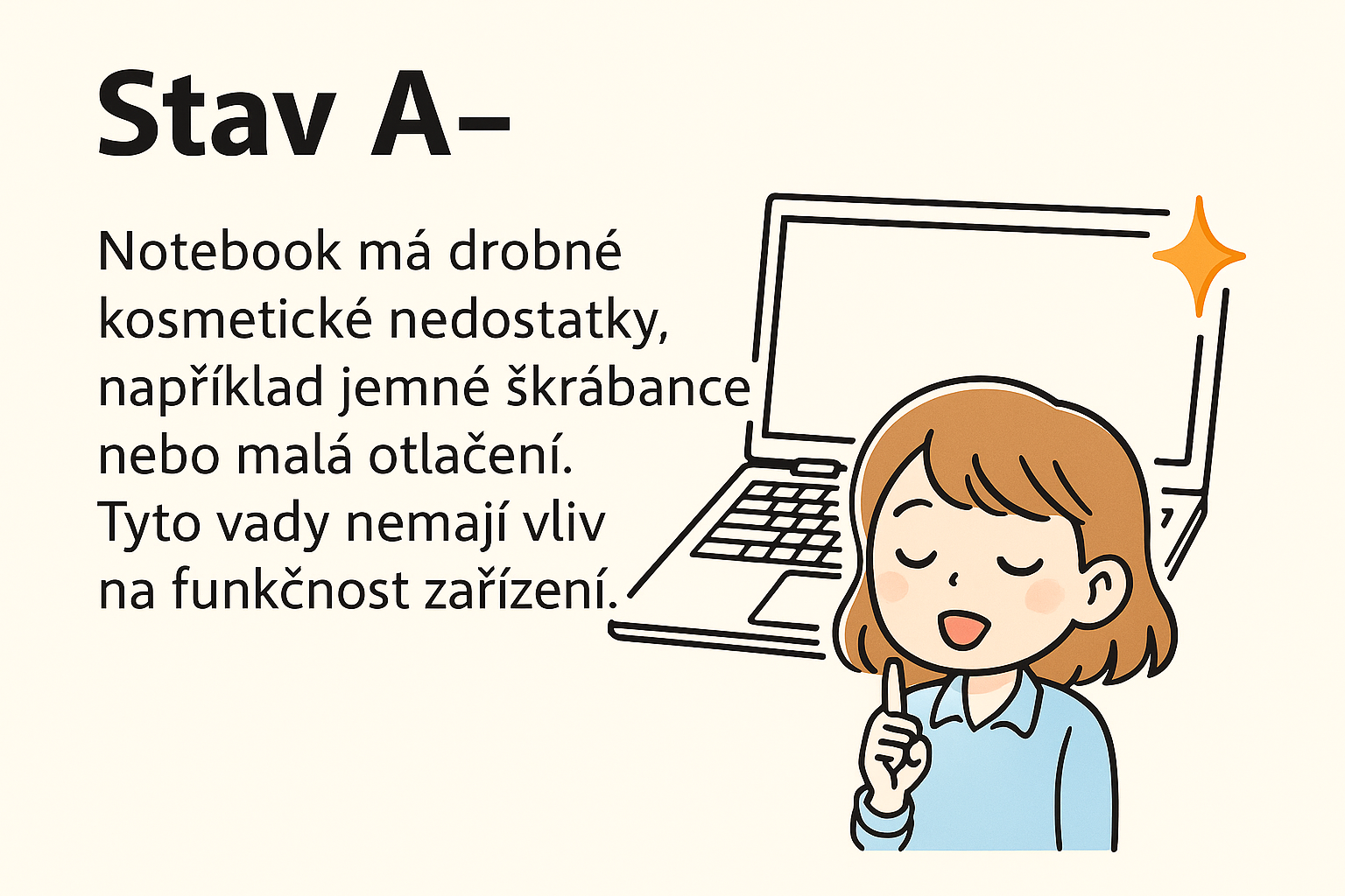 Hanička vysvětluje – stav A‑ notebooku
