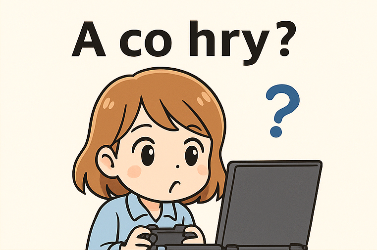 Hraní nenáročných her – Hanička se ptá