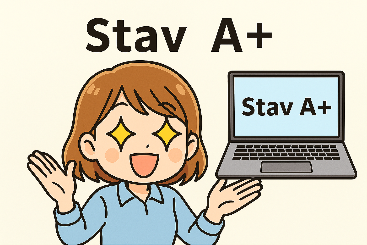 Hanička zírá – stav A+ jako nový