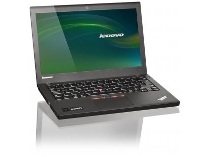 Repasovaný Lenovo ThinkPad X250 – pravá strana zavřeného notebooku s USB porty, čtečkou karet a kompaktním firemním provedením