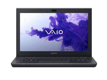 Repasovaný Sony VAIO SVS13A1A4E – otevřený notebook s matným displejem a chiclet klávesnicí, focený z čelního úhlu