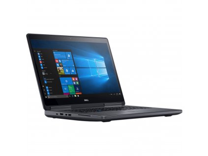 Repasovaný Dell Precision 7720 – otevřená pracovní stanice s matným displejem, numerickou klávesnicí a robustním tělem