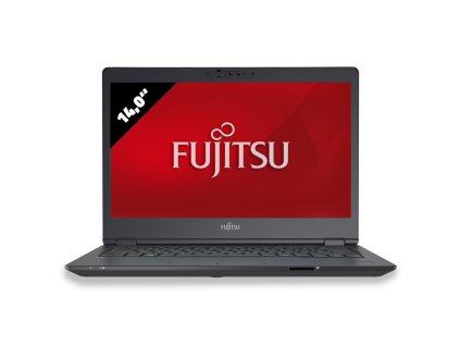 Repasovaný Fujitsu Lifebook U7410 – otevřený firemní notebook s matným displejem a tenkým rámečkem 